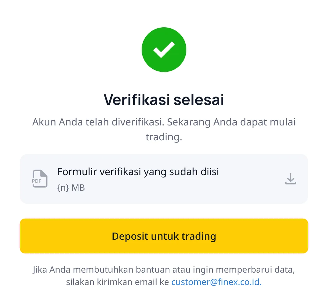 KYC success, desktop